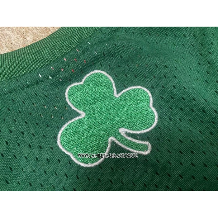 Kevin Garnett NO 5 Camiseta Boston Celtics Mitchell & Ness 2012 Verde
